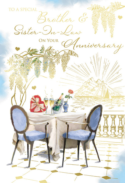 Brother and Sister-in-law anniversary card