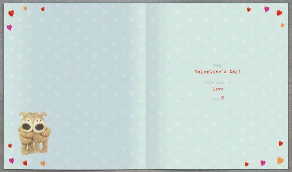 Boofle Valentine’s Day card - loves us