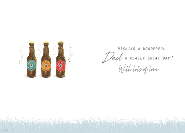 Dad birthday card- birthday beers