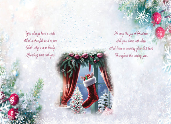 Sister-in-law Christmas card- loving verse