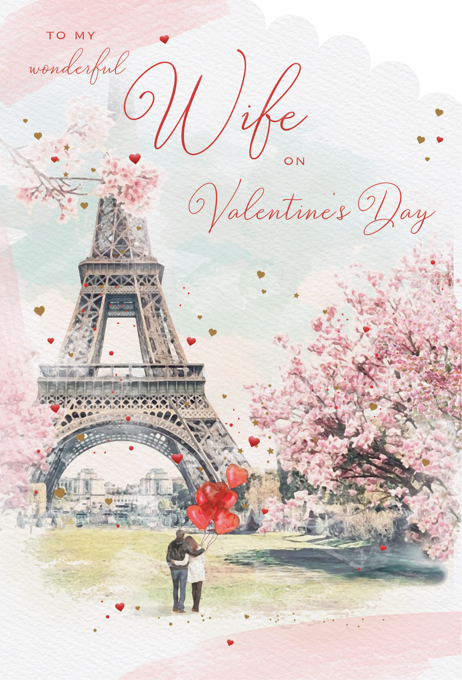 Wife Valentine’s Day card - Paris