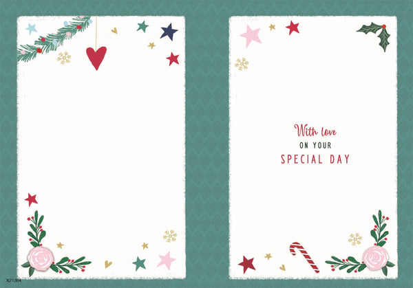 Christmas birthday card - December birthday