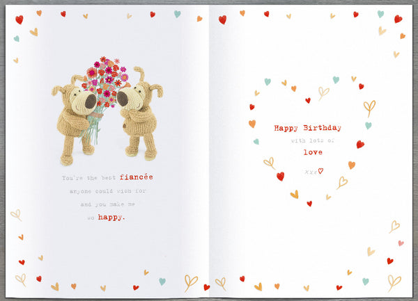 Boofle Fiancée birthday card