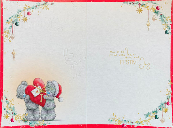 Me to you - Sister and Partner Christmas card