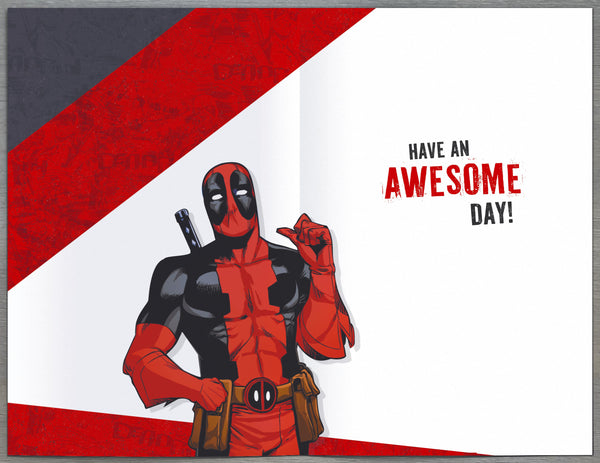 Deadpool birthday card