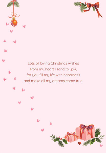 Wife Christmas card- Christmas tree