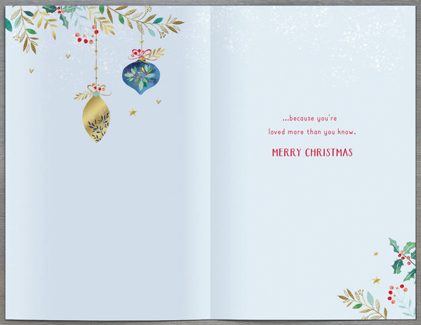 Grandparents Christmas card - Customisable card