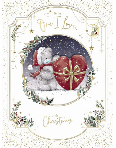 Me to you - One I love Christmas card- large boxed card