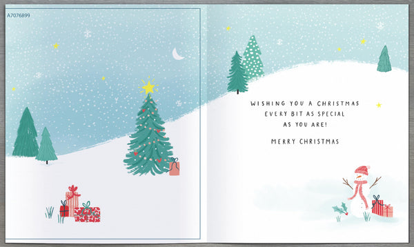 Female grandparentChristmas card- customisable card