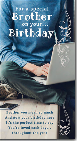 Brother birthday card