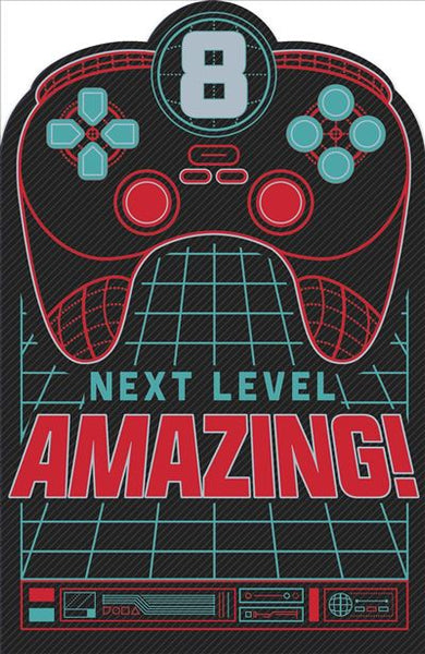 Age 8 birthday card- gamer