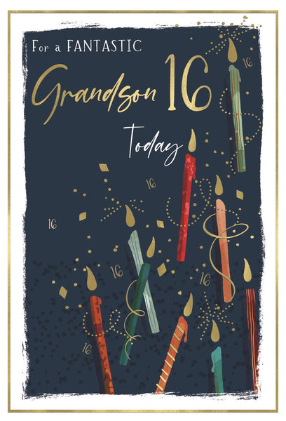 Grandson 16th birthday card