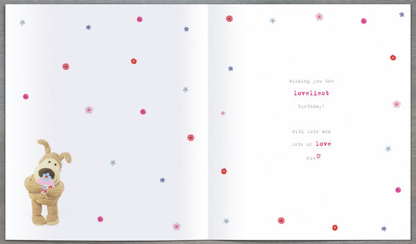 Grandma birthday card - cute Boofle