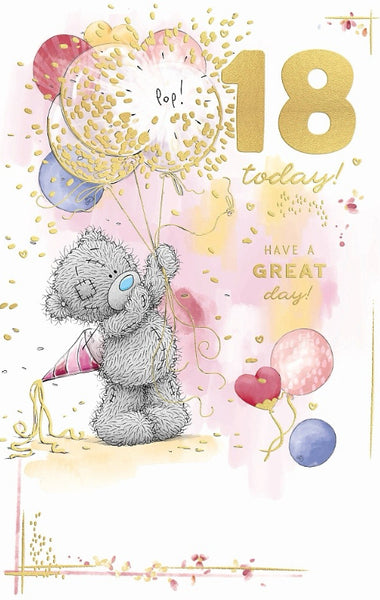 Me to you 18th birthday card