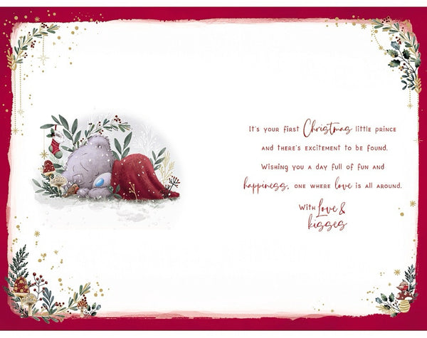 Me to you- Baby boy’s first Christmas card