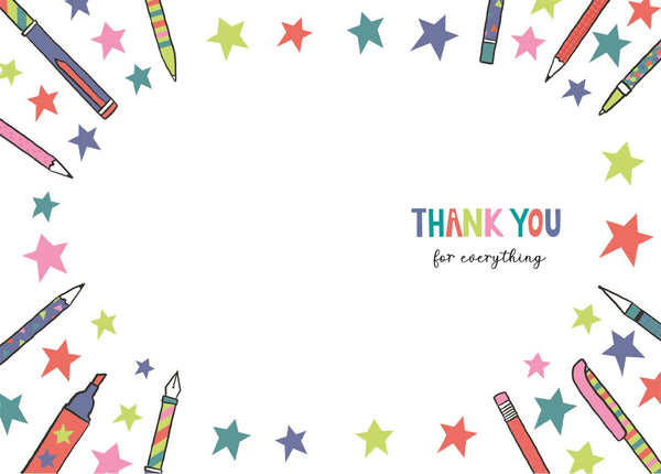Thank you teaching assistant card