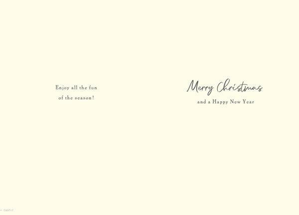 Neighbours Christmas card - festive street