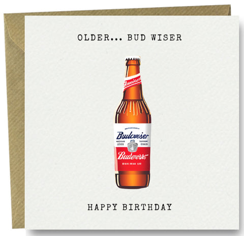 Funny Birthday card - wise drinker
