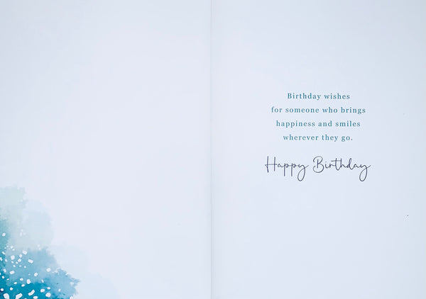Sister in law birthday card - birthday party dress