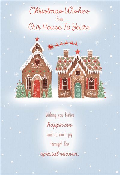 From our house to yours Christmas card