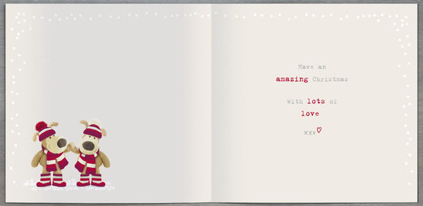 Friend Christmas card - Boofle