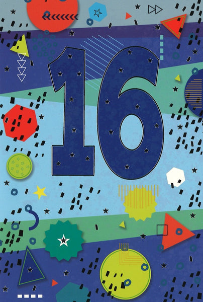 Age 16 birthday card