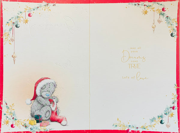 Me to you - Granddaughter Christmas card