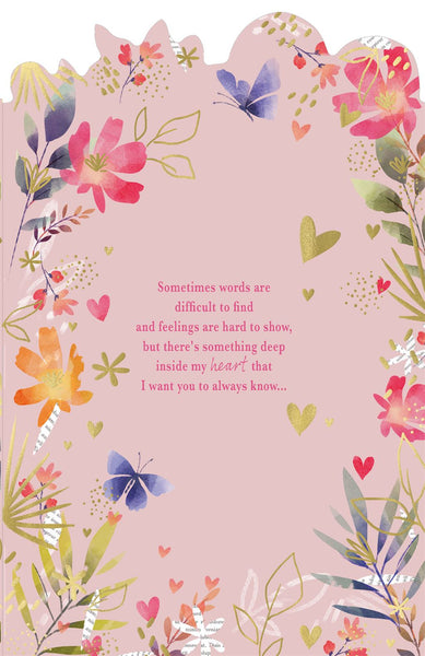 Fiancée birthday card - sentimental verse
