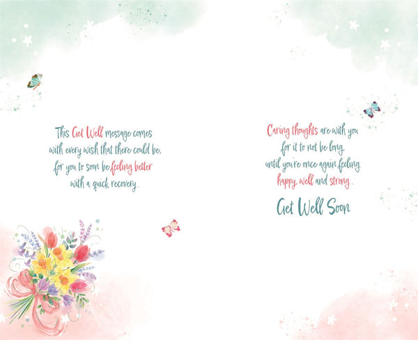 Get well card- flowers