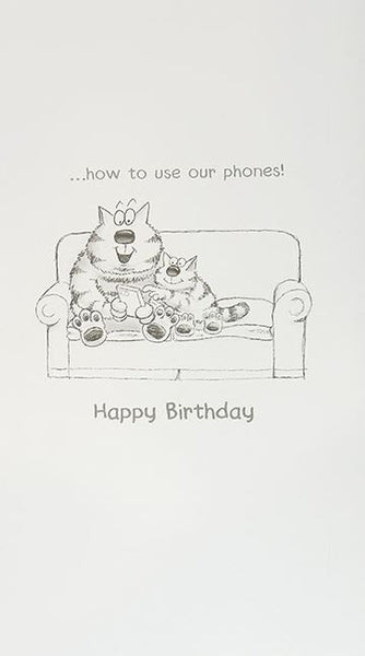 Grandson birthday card- Funny card
