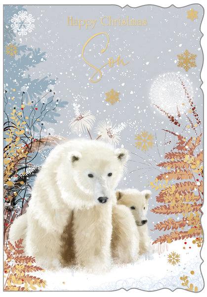 Son Christmas card - polar bear