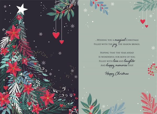 Special friends Christmas card - Christmas tree