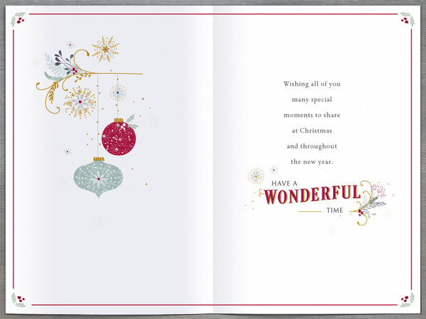 To all of you Christmas card - Christmas stockings