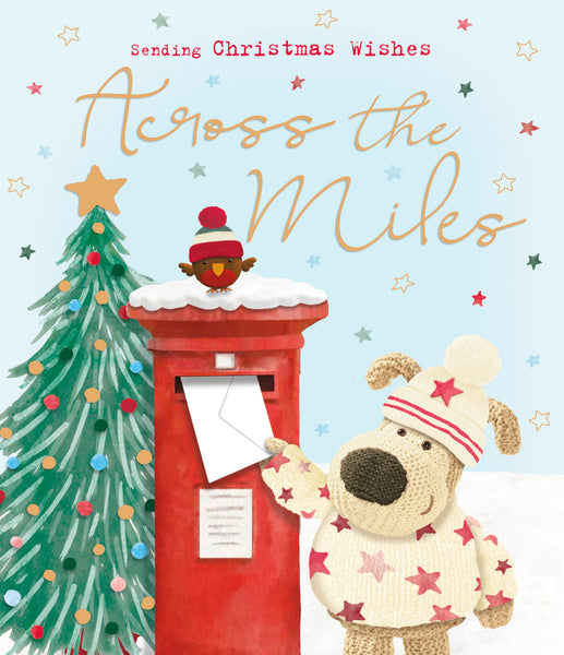 Across the miles Christmas card- Boofle
