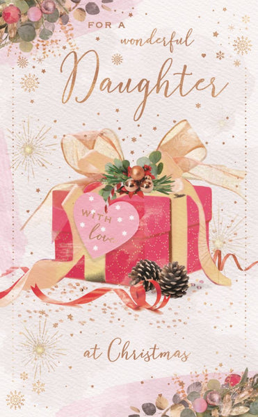 Daughter Christmas card- Christmas  presents