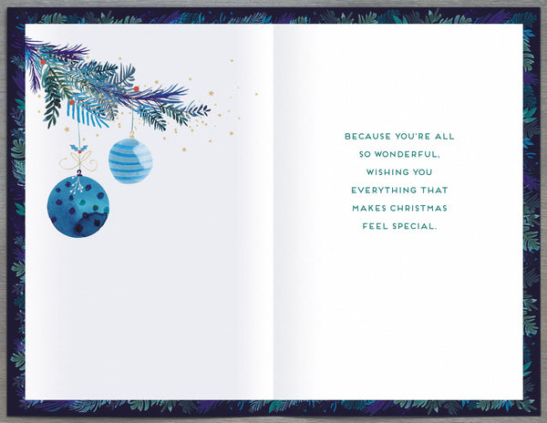 To all of you Christmas card - Christmas tree