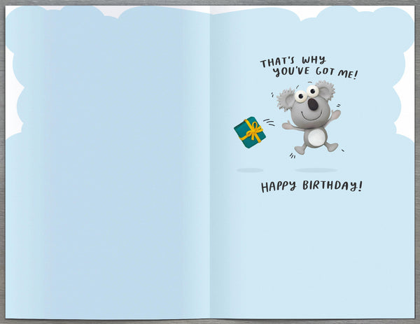 Funny Dad birthday card - deserve the best