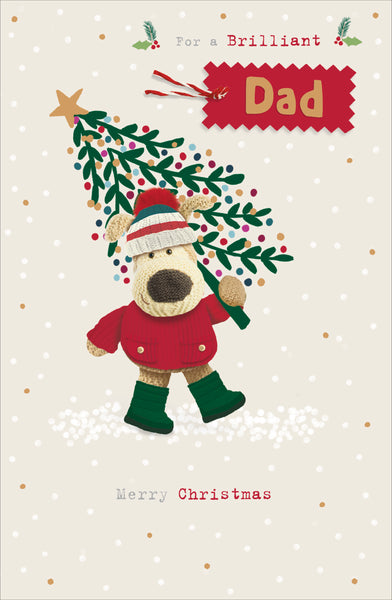 Dad Christmas card - Boofle