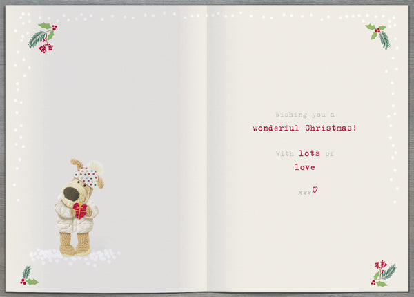 Nannie Christmas card - Boofle