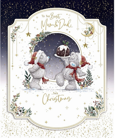 Me to you- Mum and Dad Christmas card- large card