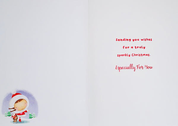 Cousin Christmas card - cute