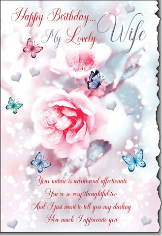 Wife birthday card - sentimental verse
