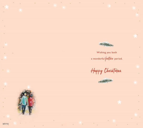 Both of you Christmas card - Xmas shopping