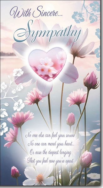 Sympathy card - caring verse