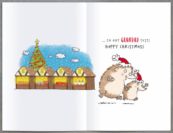 Grandad Christmas card - funny - best grandad