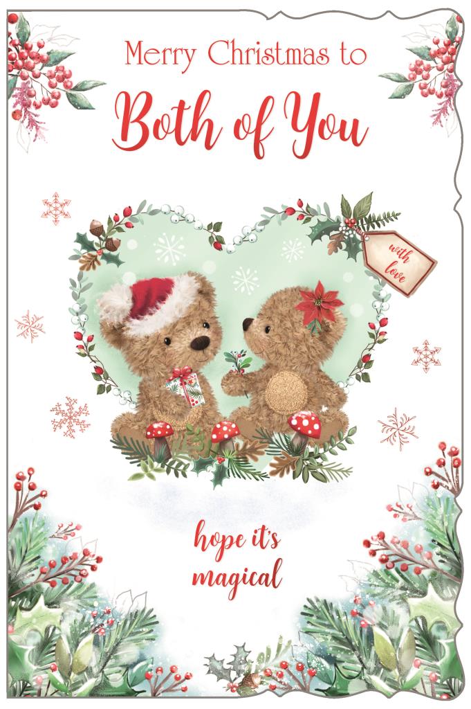 To both of you Christmas card - cute bears