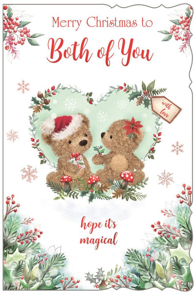 To both of you Christmas card - cute bears