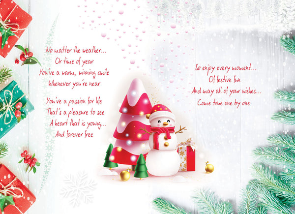 Great Granddaughter Christmas card - cute
