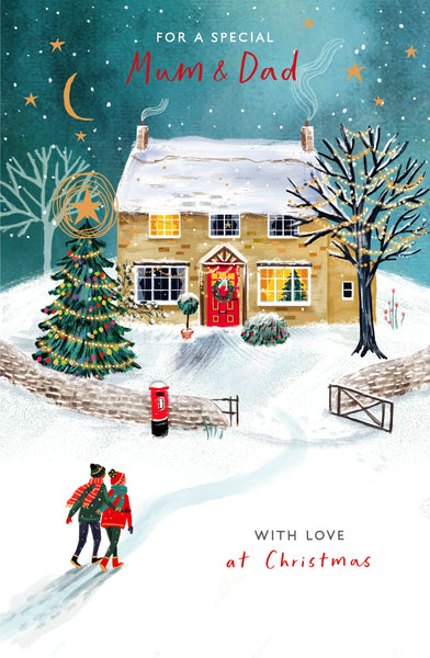 Mam and Dad Christmas card