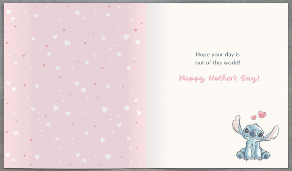 Mummy Mother’s Day card - Disney Stitch